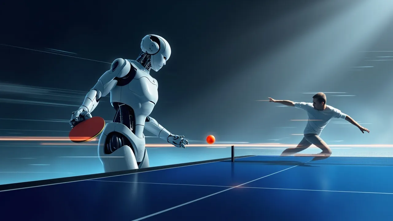 当机器人握起球拍:Sony AI Ace击败专业选手背后
